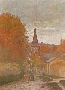 Claude Monet Street in Fecamp Germany oil painting artist